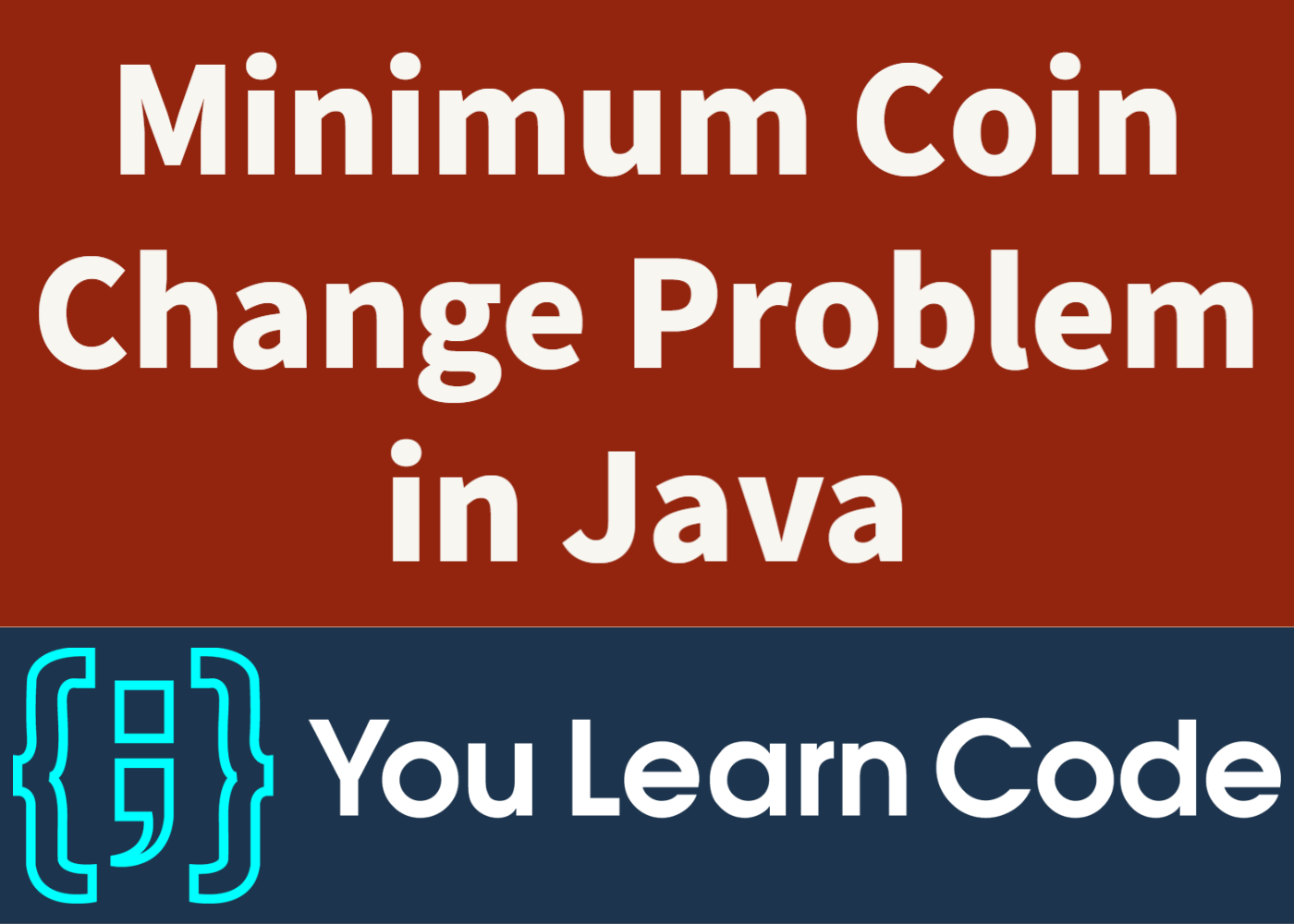 Minimum Coin Change Problem in Java